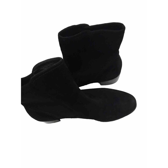 Stuart Weitzman Women’s  Suede Booties Black Color Size 8.5  S5135 120 H/20 - Picture 4 of 16